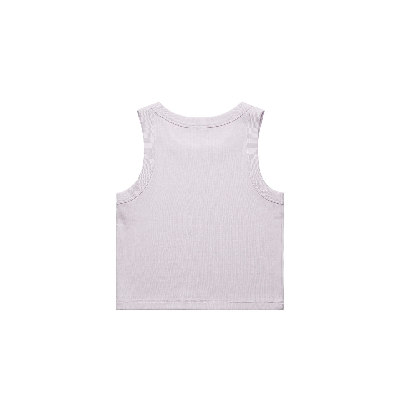 Wo's Organic Rib Crop Tank – Tank Top - ORCHID - BACK
