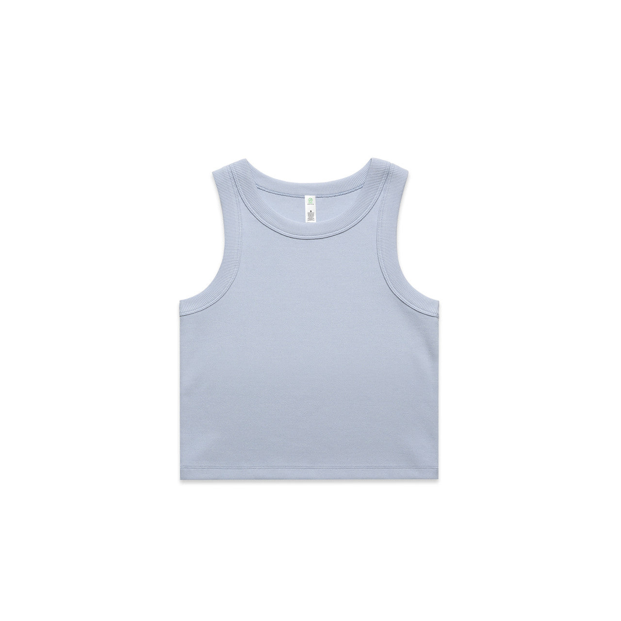 Wo's Organic Rib Crop Tank – Tank Top - Powder