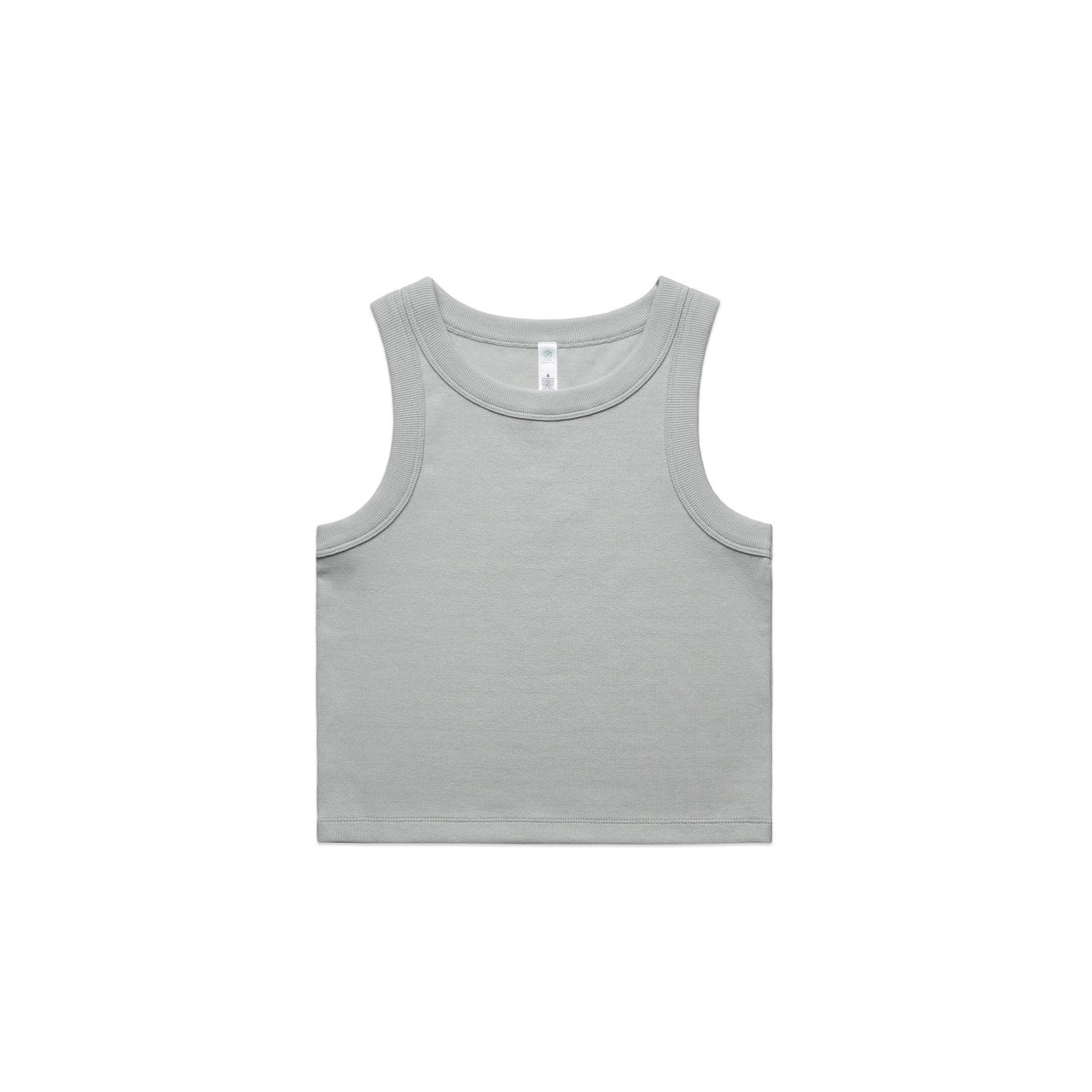 Wo's Organic Rib Crop Tank – Tank Top - Storm