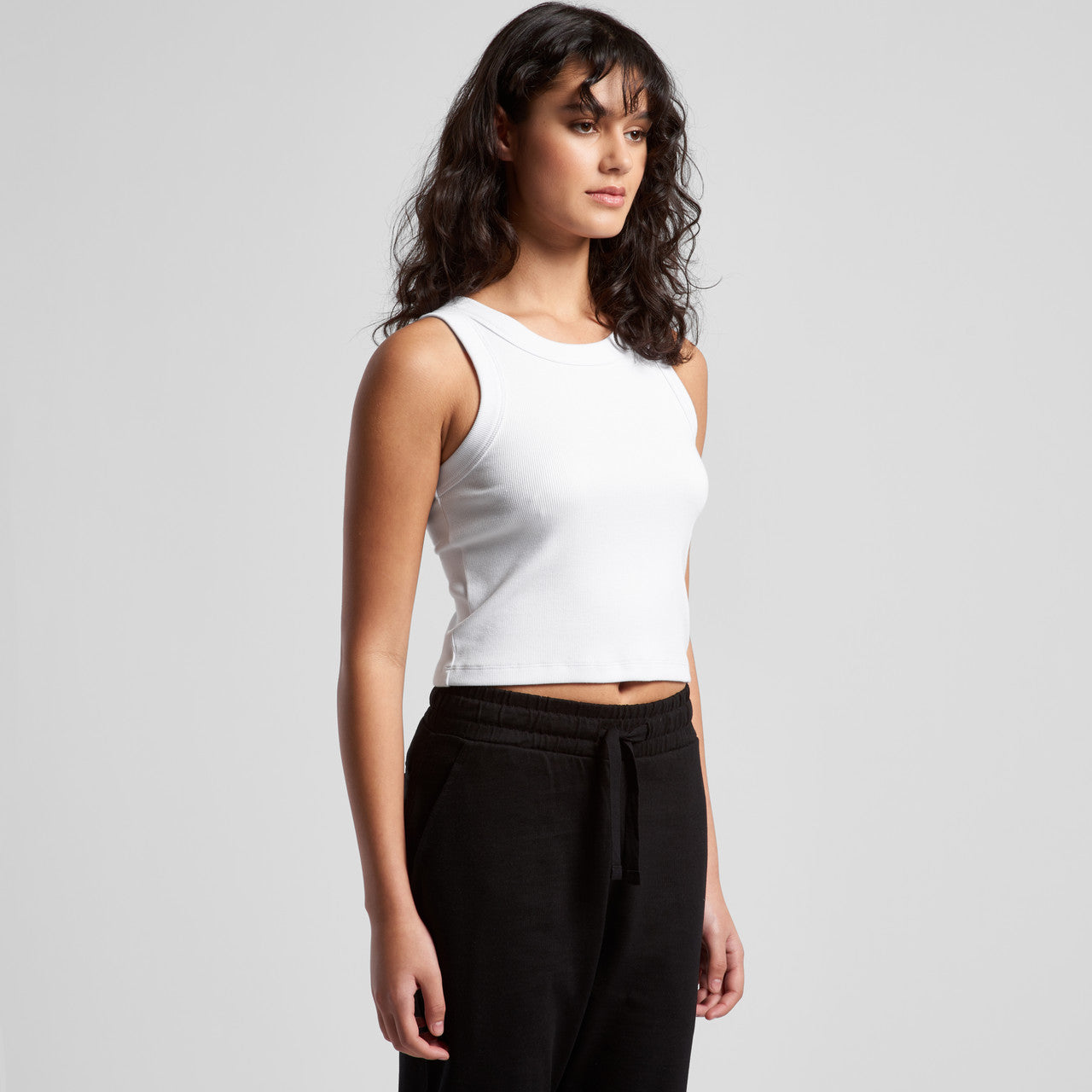 Wo's Organic Rib Crop Tank – Tank Top - TURN