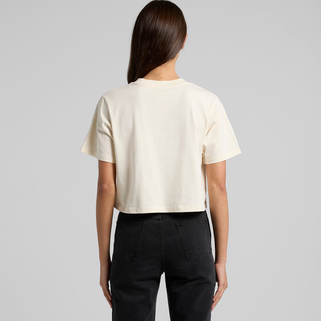 Wo's Classic Crop Tee – T-Shirt - BACK