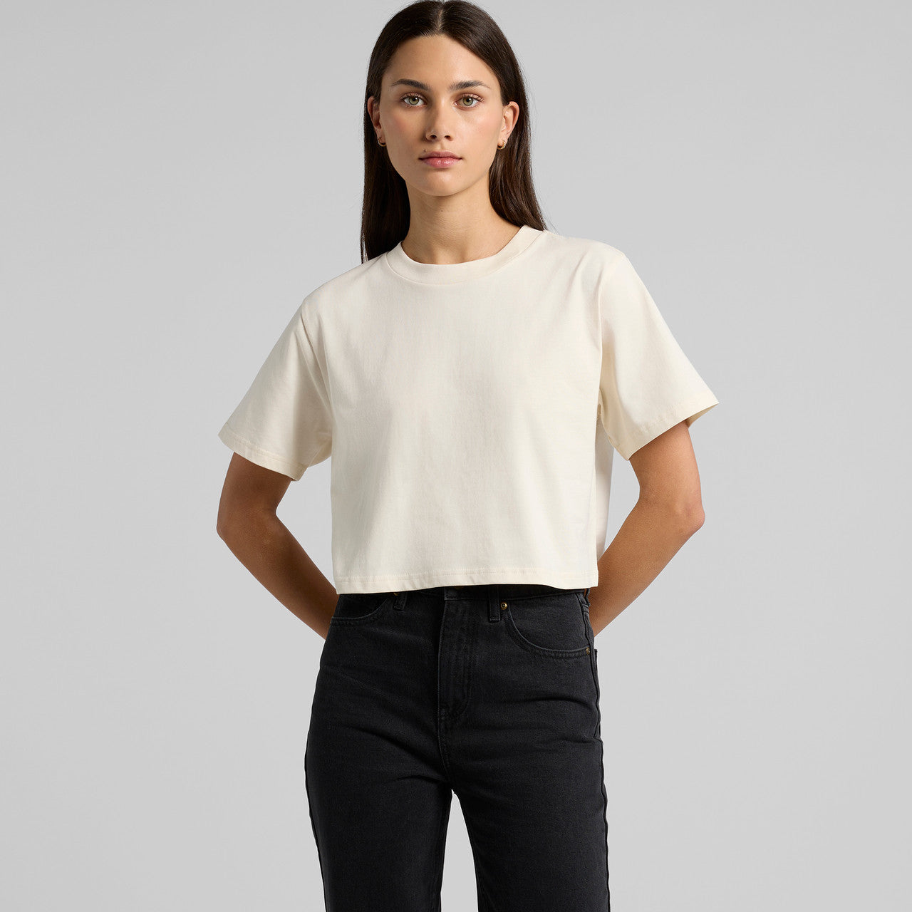 Wo's Classic Crop Tee – T-Shirt - BACK