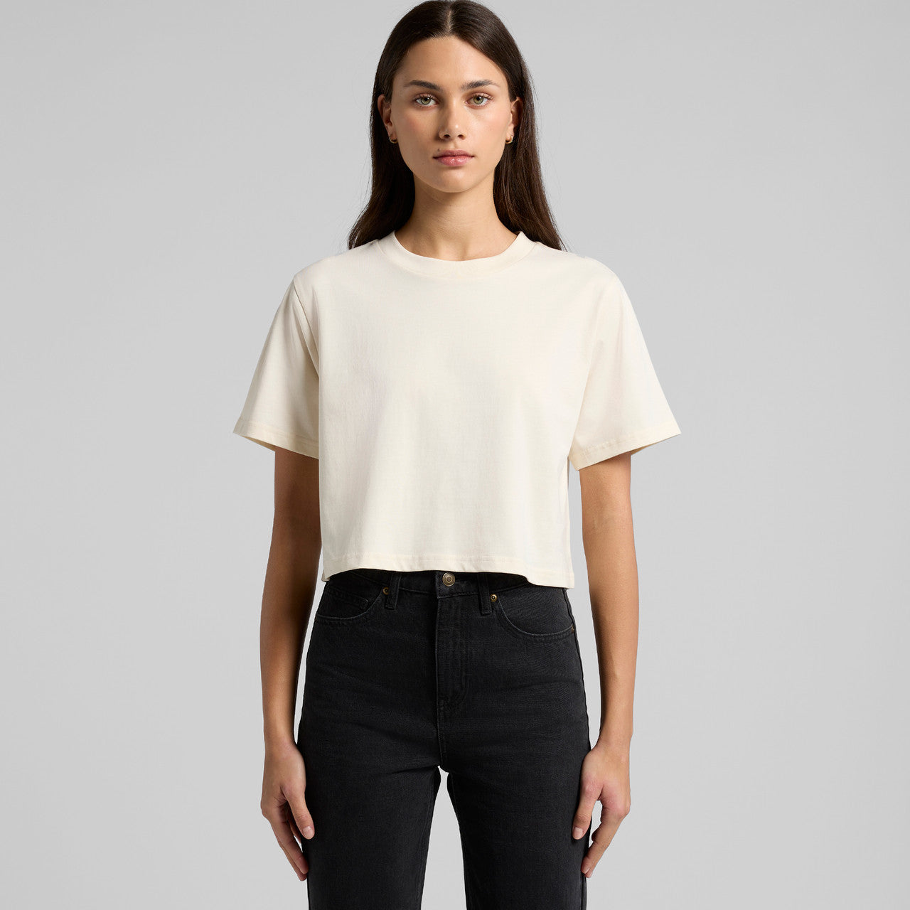 Wo's Classic Crop Tee – T-Shirt - MAIN