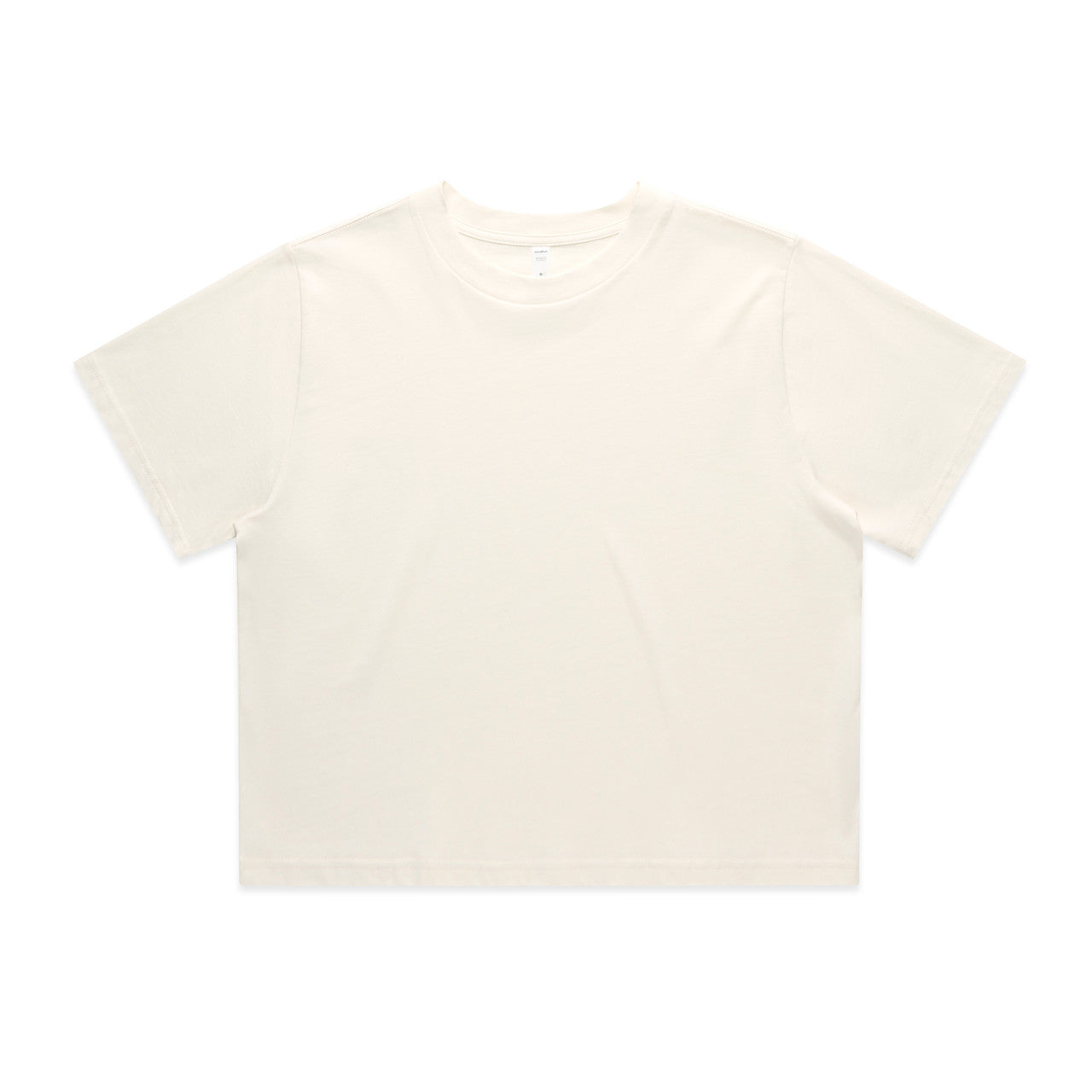 Wo's Classic Crop Tee – T-Shirt - Ecru