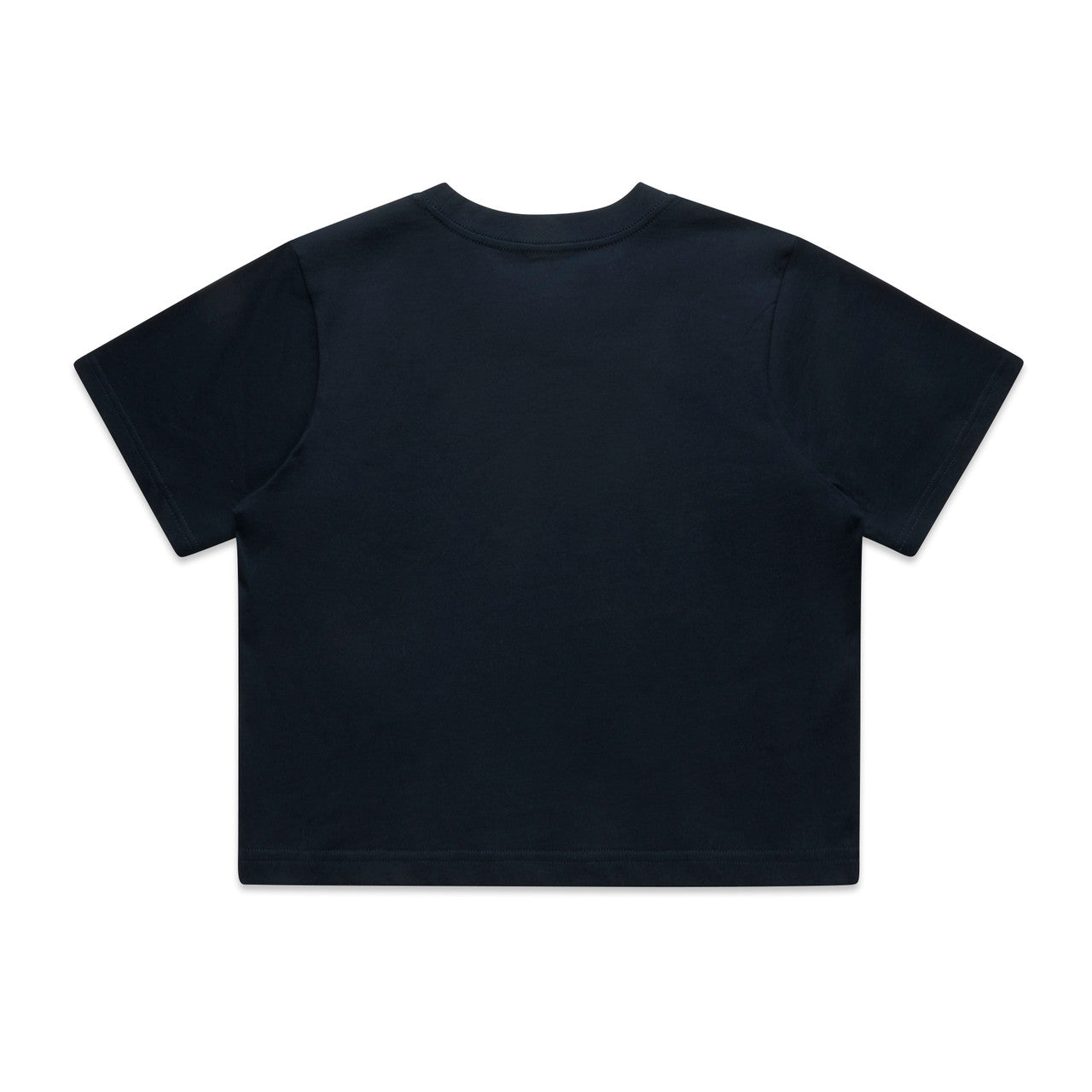 Wo's Classic Crop Tee – T-Shirt - NAVY - BACK