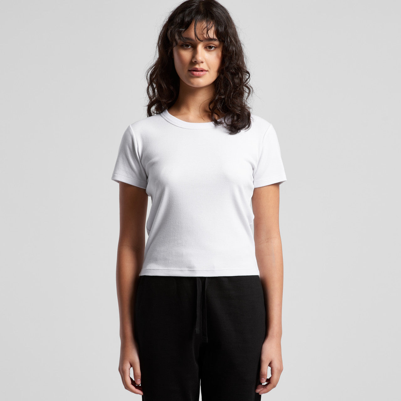Wo's Organic Rib Baby Tee – T-Shirt - MAIN