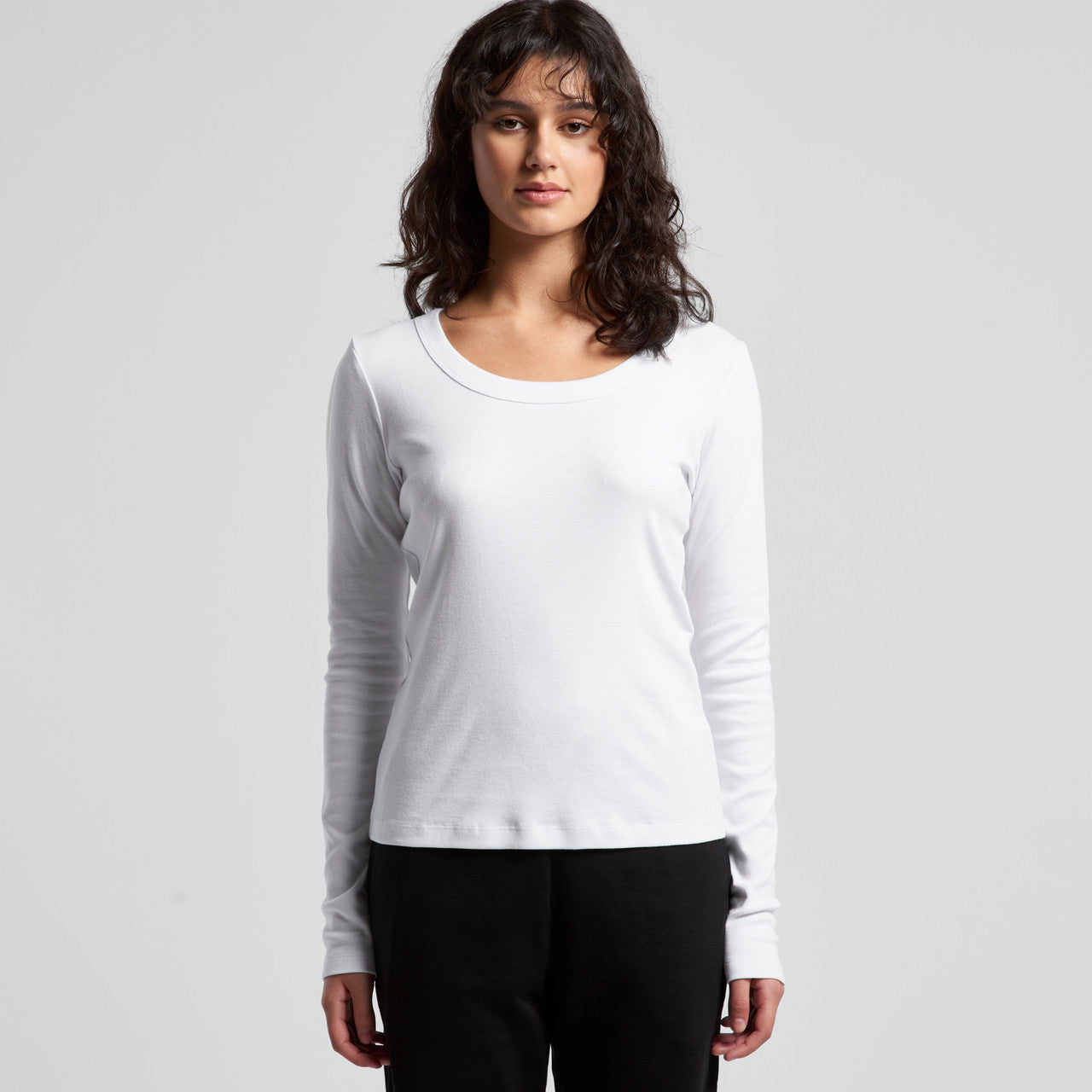 Wo's Organic Baby Rib L/S Tee – Long Sleeve Tee - MAIN