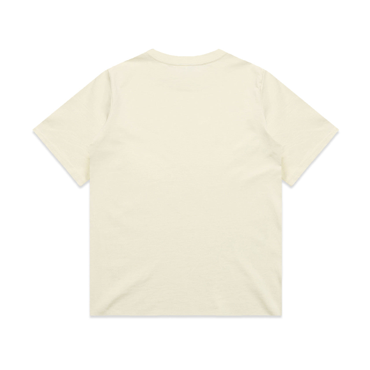 Wo's Heavy Tee – T-Shirt - BUTTER - BACK