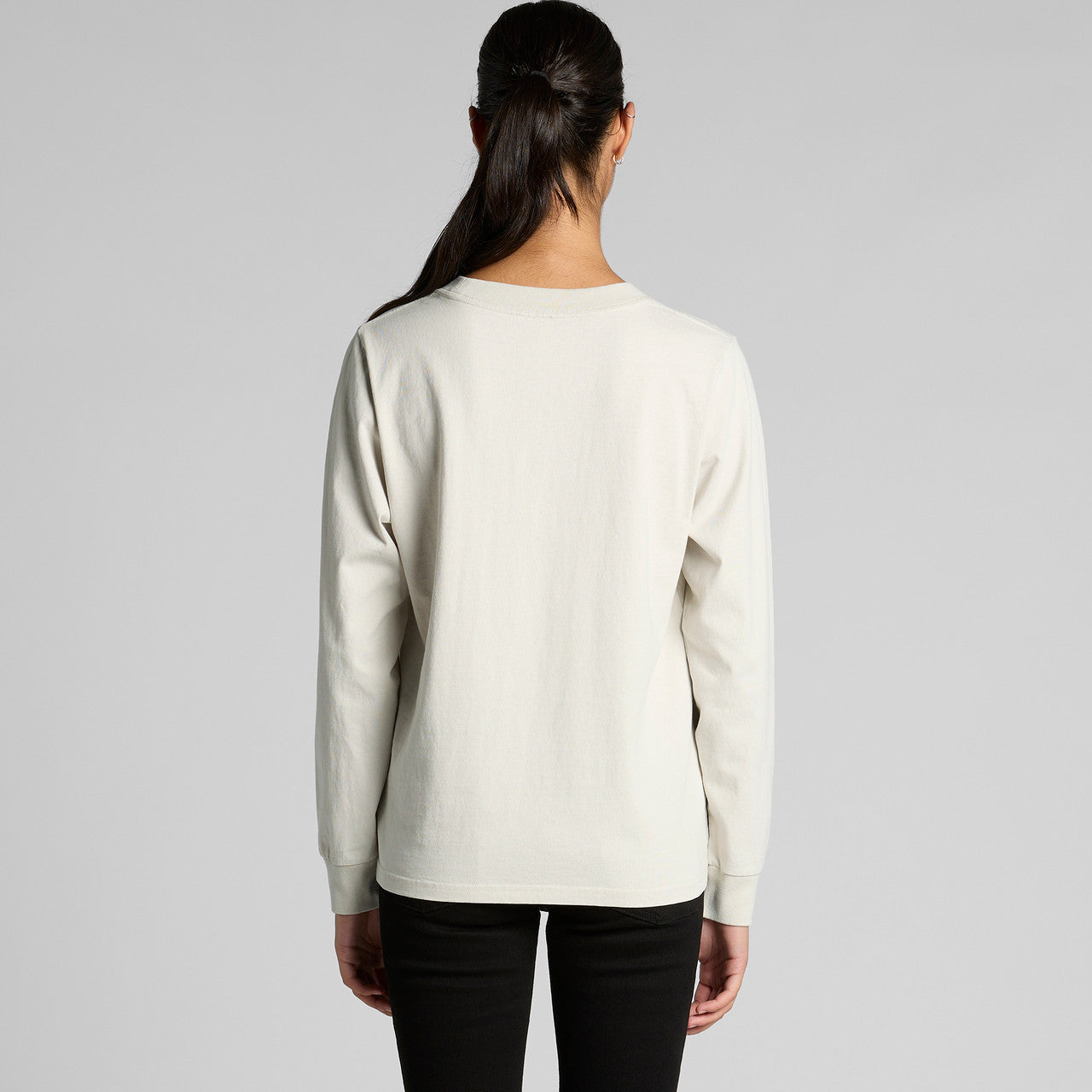 Wo's Heavy Faded L/S Tee – Long Sleeve Tee - BACK