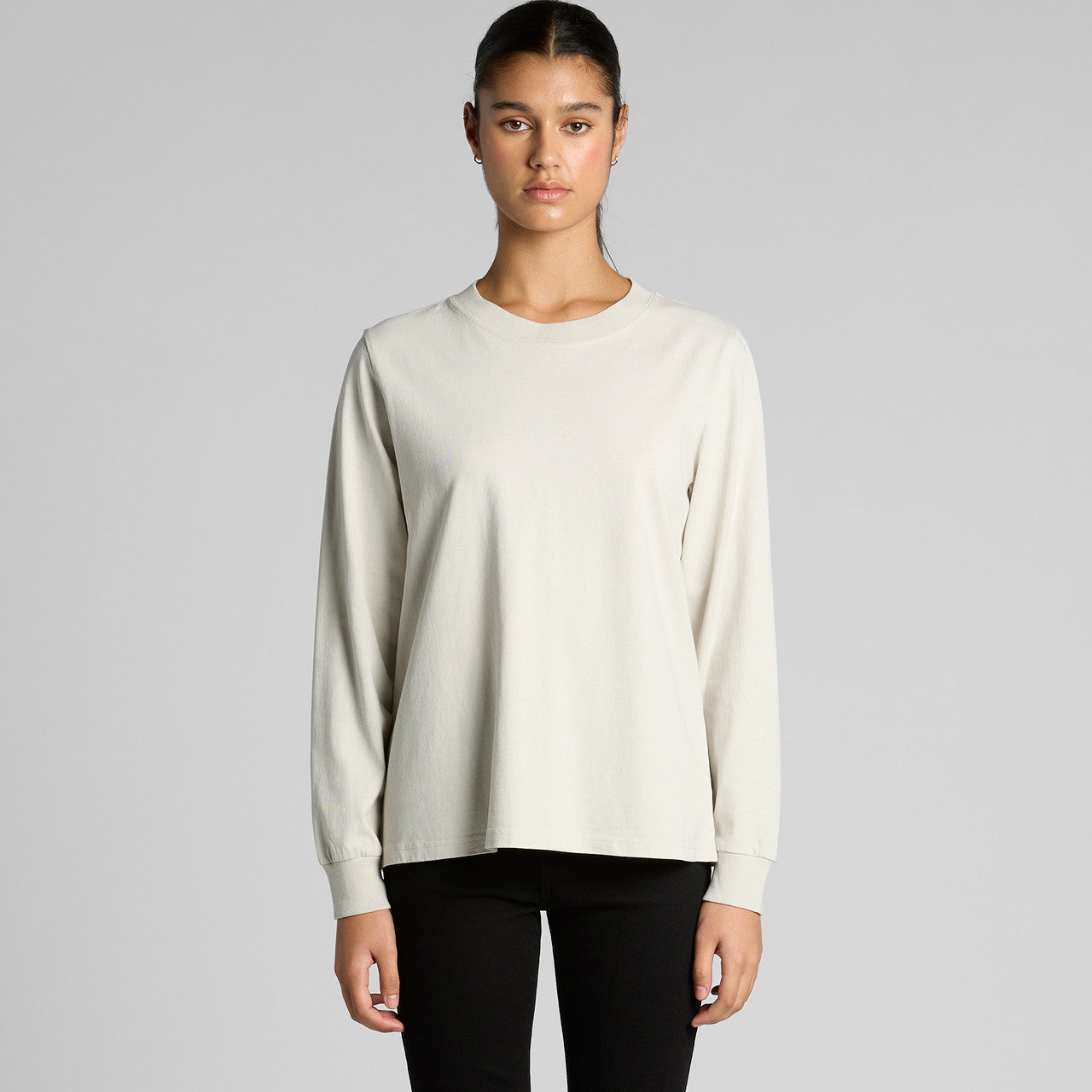 Wo's Heavy Faded L/S Tee – Long Sleeve Tee - MAIN