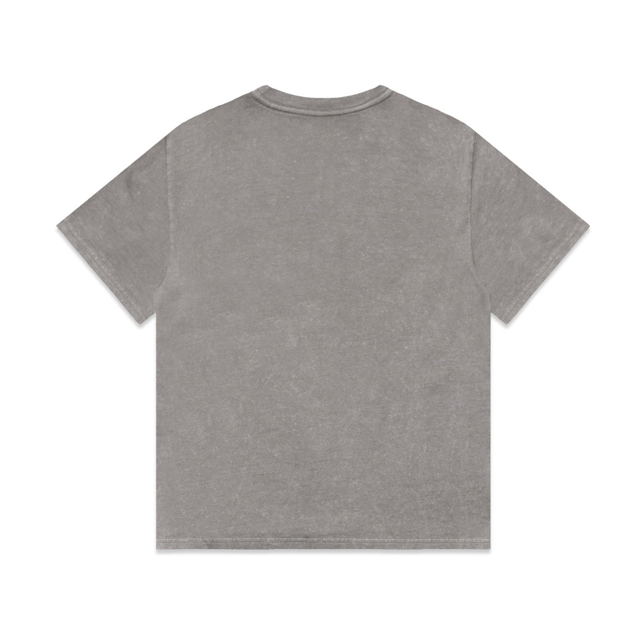 Wo's Stone Wash Heavy Tee – T-Shirt - GREY STONE - BACK
