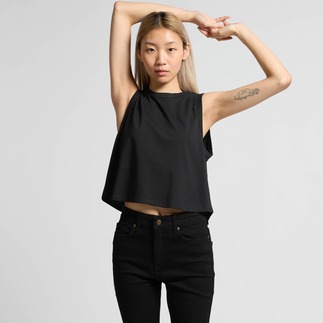Wo's Martina Crop Tank – Tank Top - BACK