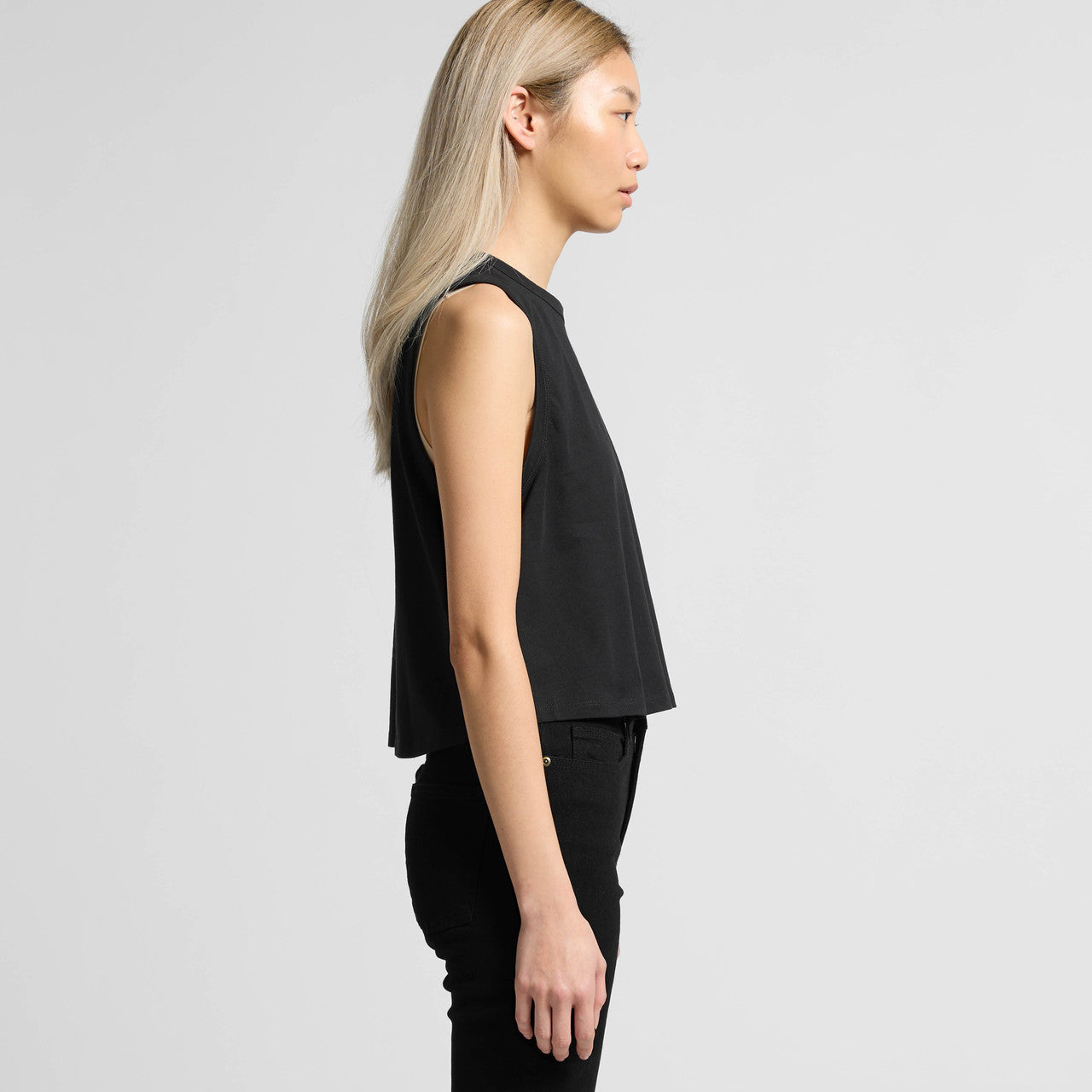 Wo's Martina Crop Tank – Tank Top - SIDE