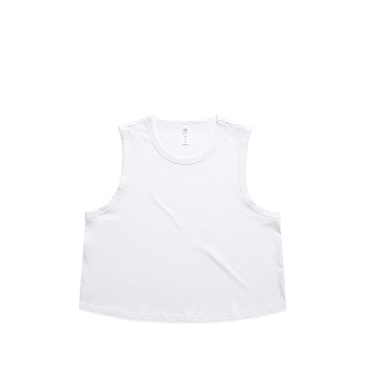 Wo's Martina Crop Tank – Tank Top - White