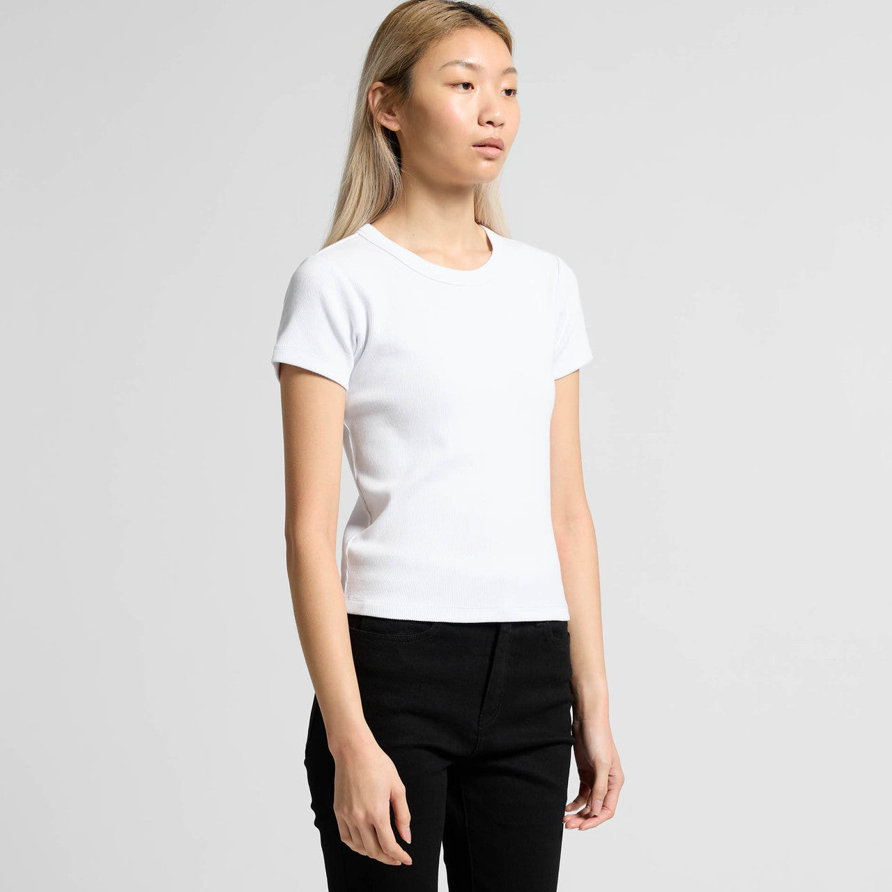 Wo's Organic Rib Tee – T-Shirt - TURN