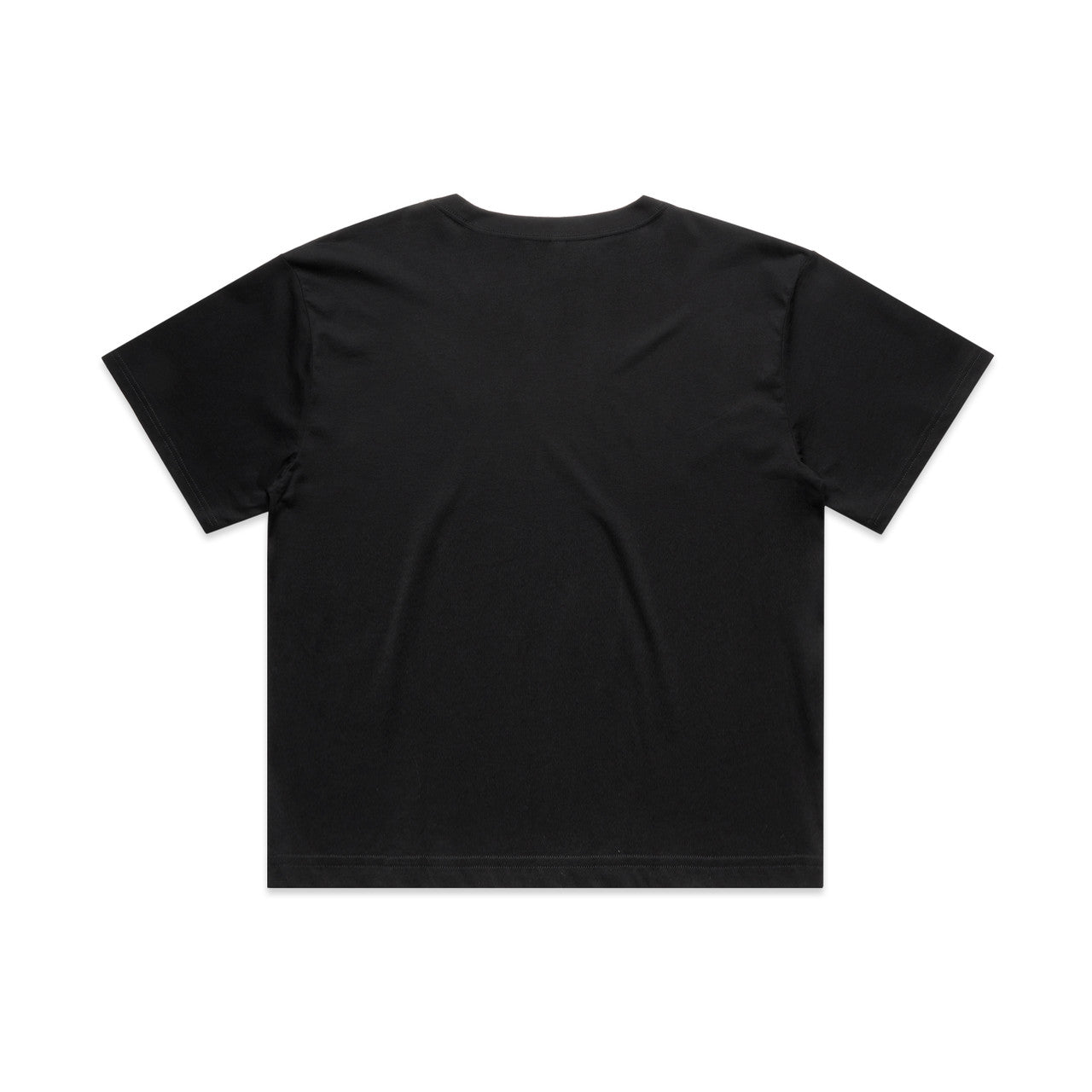 Wo's Martina Crop Tee – T-Shirt - BLACK - BACK