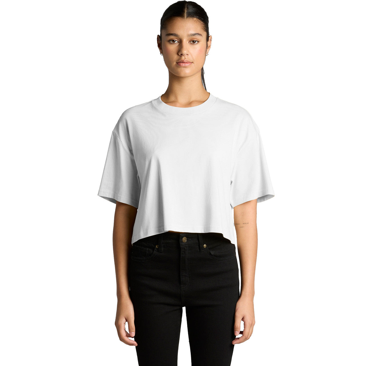 Wo's Martina Crop Tee – T-Shirt - FRONT