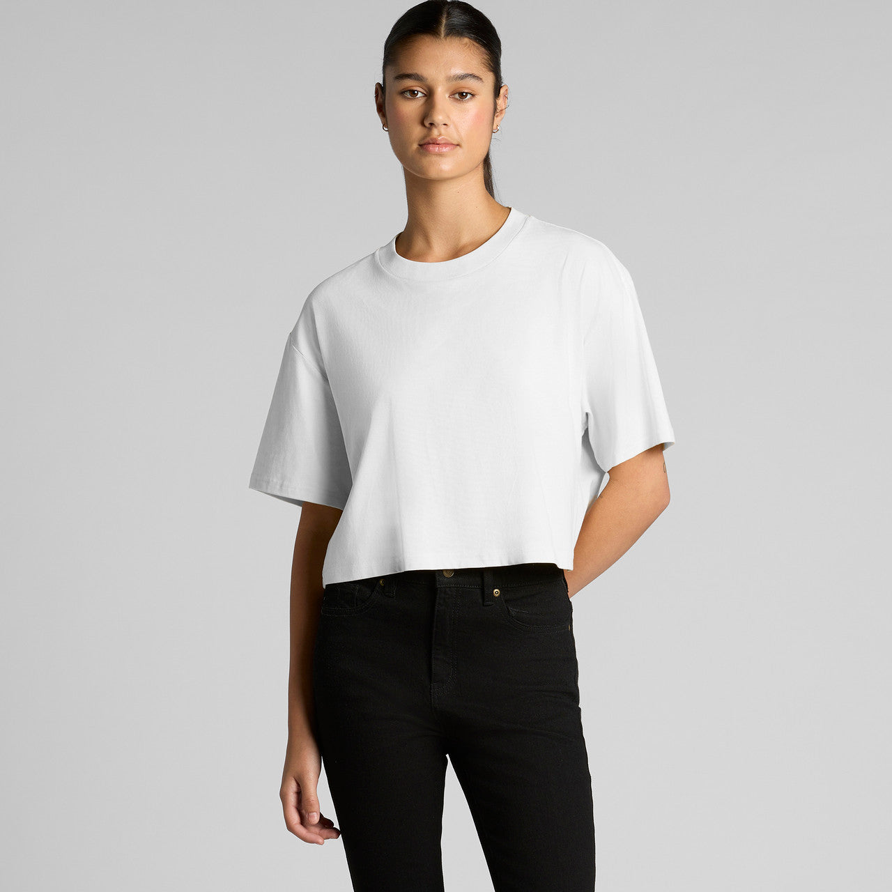 Wo's Martina Crop Tee – T-Shirt - BACK