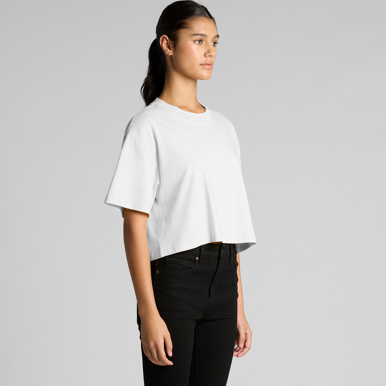 Wo's Martina Crop Tee – T-Shirt - TURN