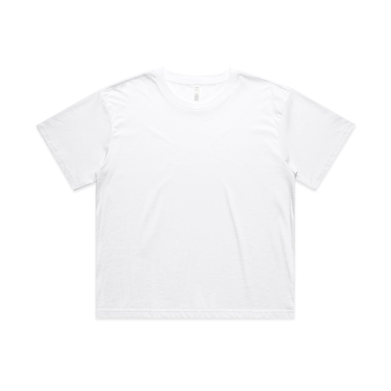 Wo's Martina Crop Tee – T-Shirt - White