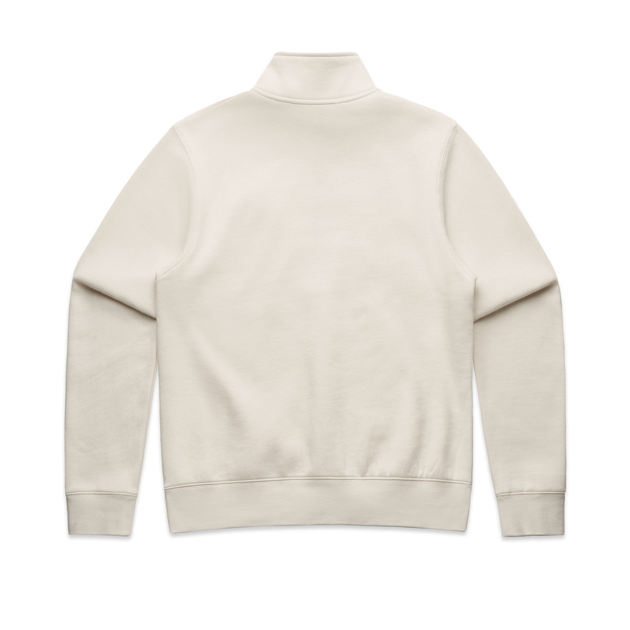 Wo's Stencil Half Zip Crew – Hoodie - ECRU - BACK