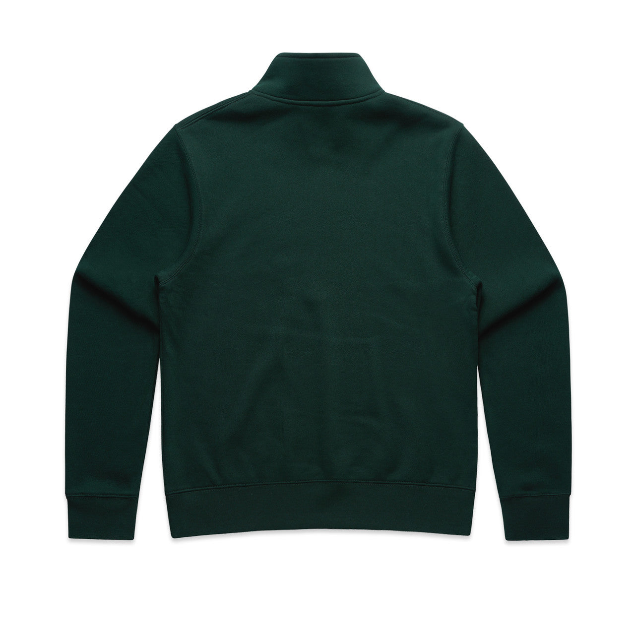 Wo's Stencil Half Zip Crew – Hoodie - PINE GREEN - BACK
