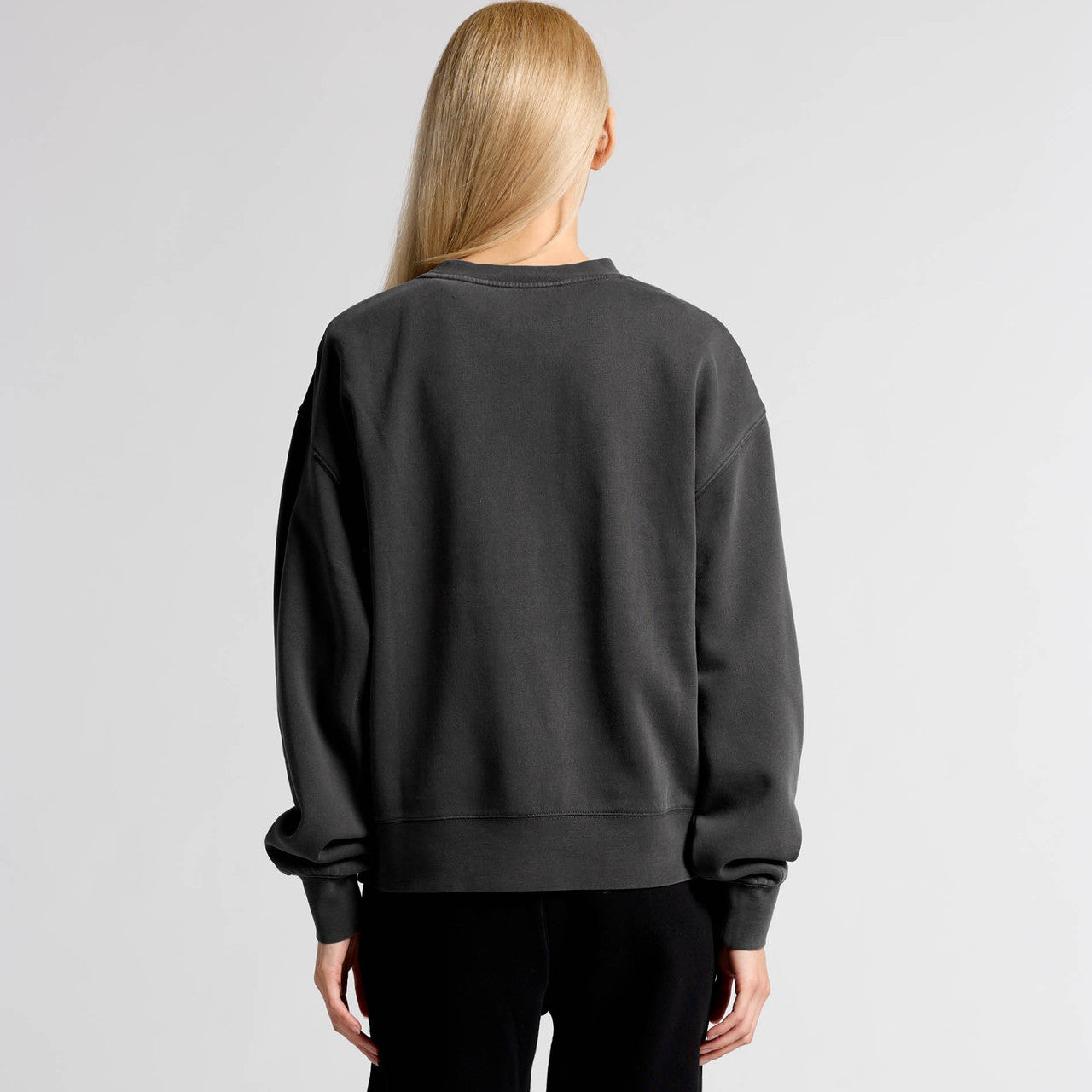 Wo's Relax Faded Crew – Sweatshirt - BACK