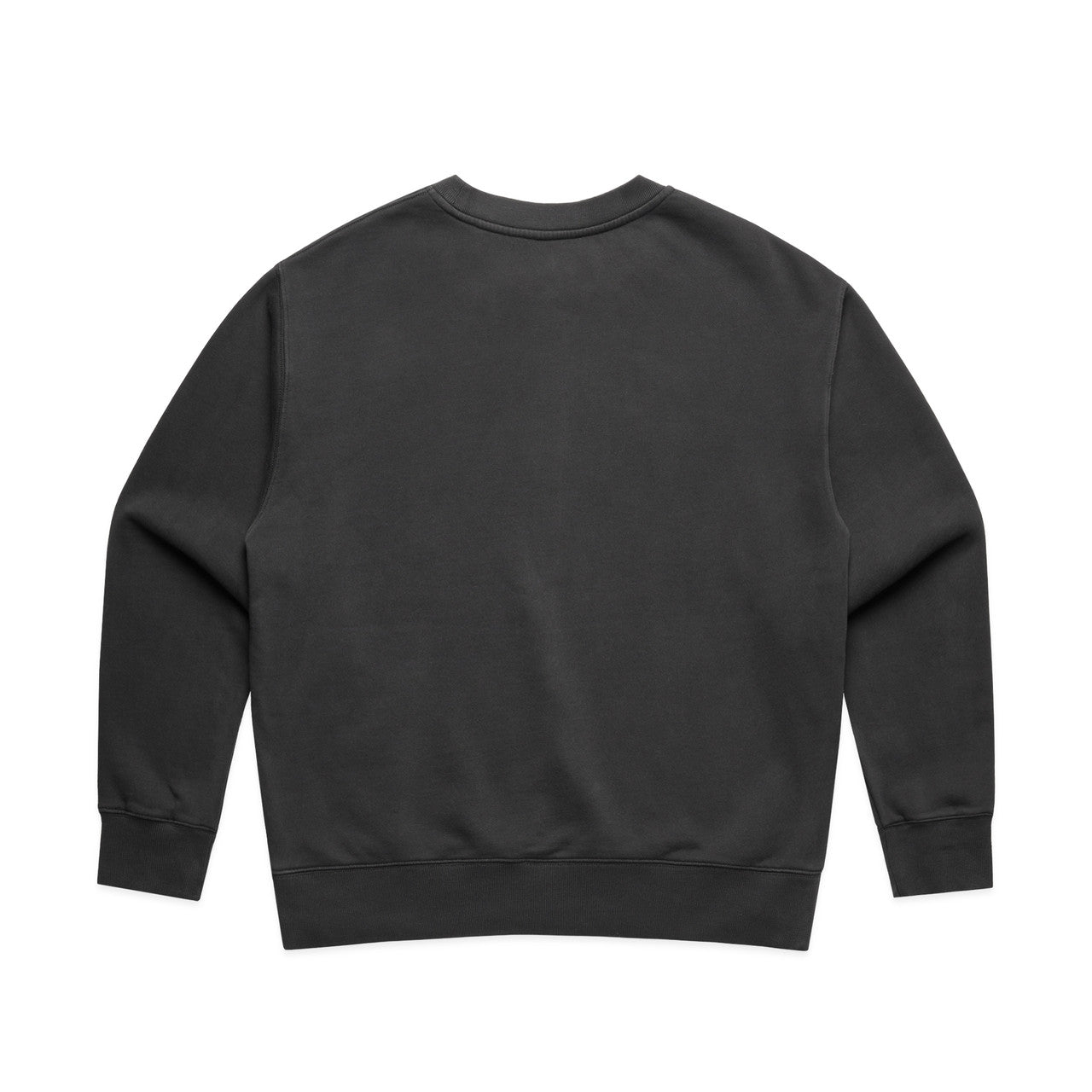 Wo's Relax Faded Crew – Sweatshirt - FADED BLACK - BACK