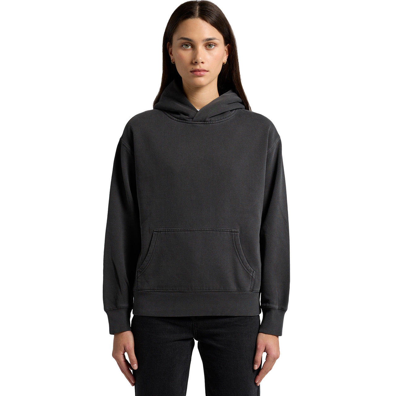 Wo's Relax Faded Hood – Hoodie - FRONT