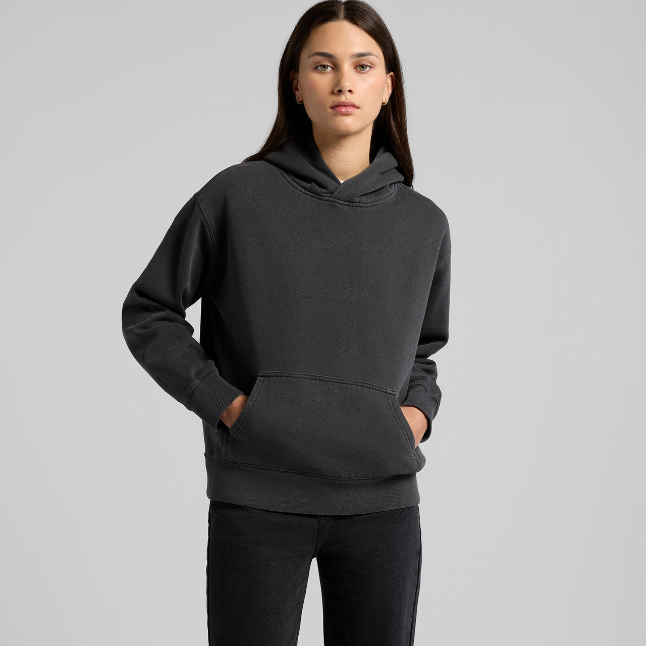 Wo's Relax Faded Hood – Hoodie - BACK