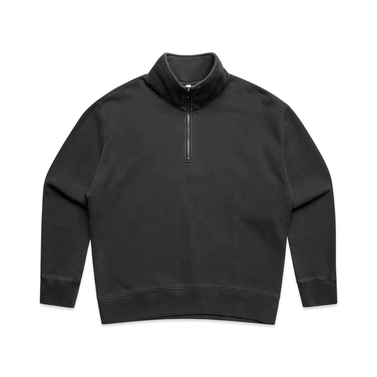 Wo's Relax Faded Half Zip – Hoodie - Faded Black