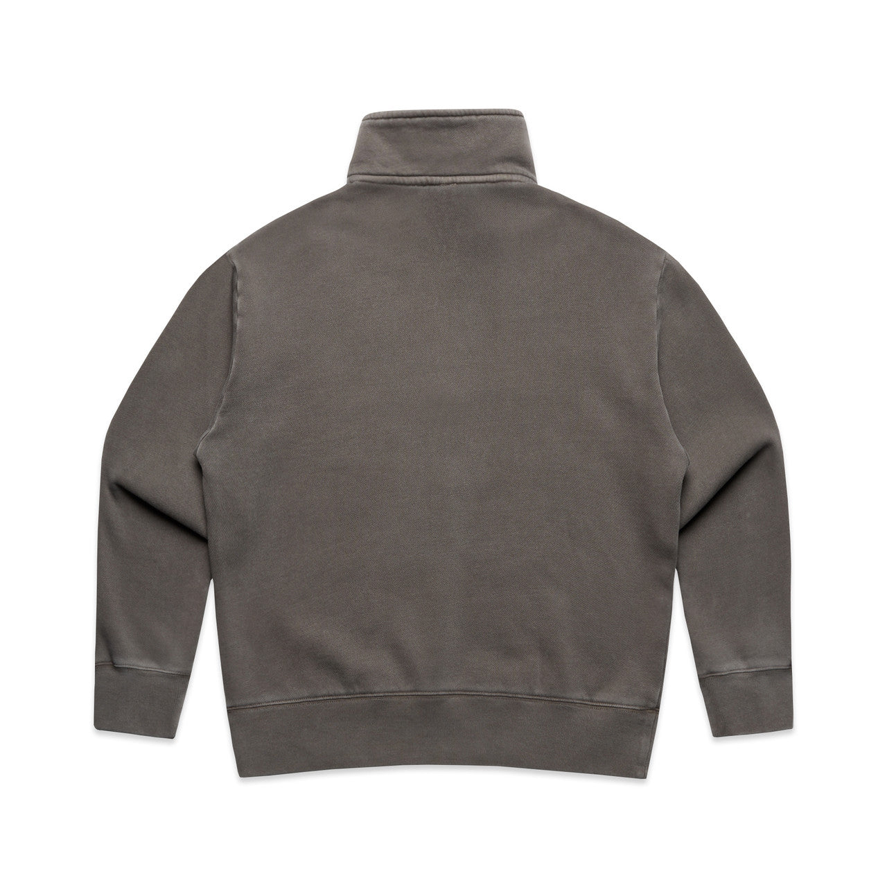 Wo's Relax Faded Half Zip – Hoodie - FADED GREY - BACK