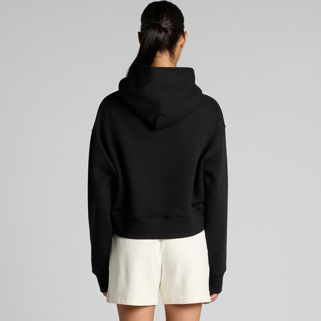 Wo's Relax Crop Hood – Hoodie - BACK