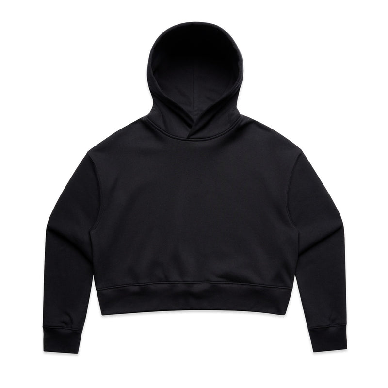 Wo's Relax Crop Hood – Hoodie - Black