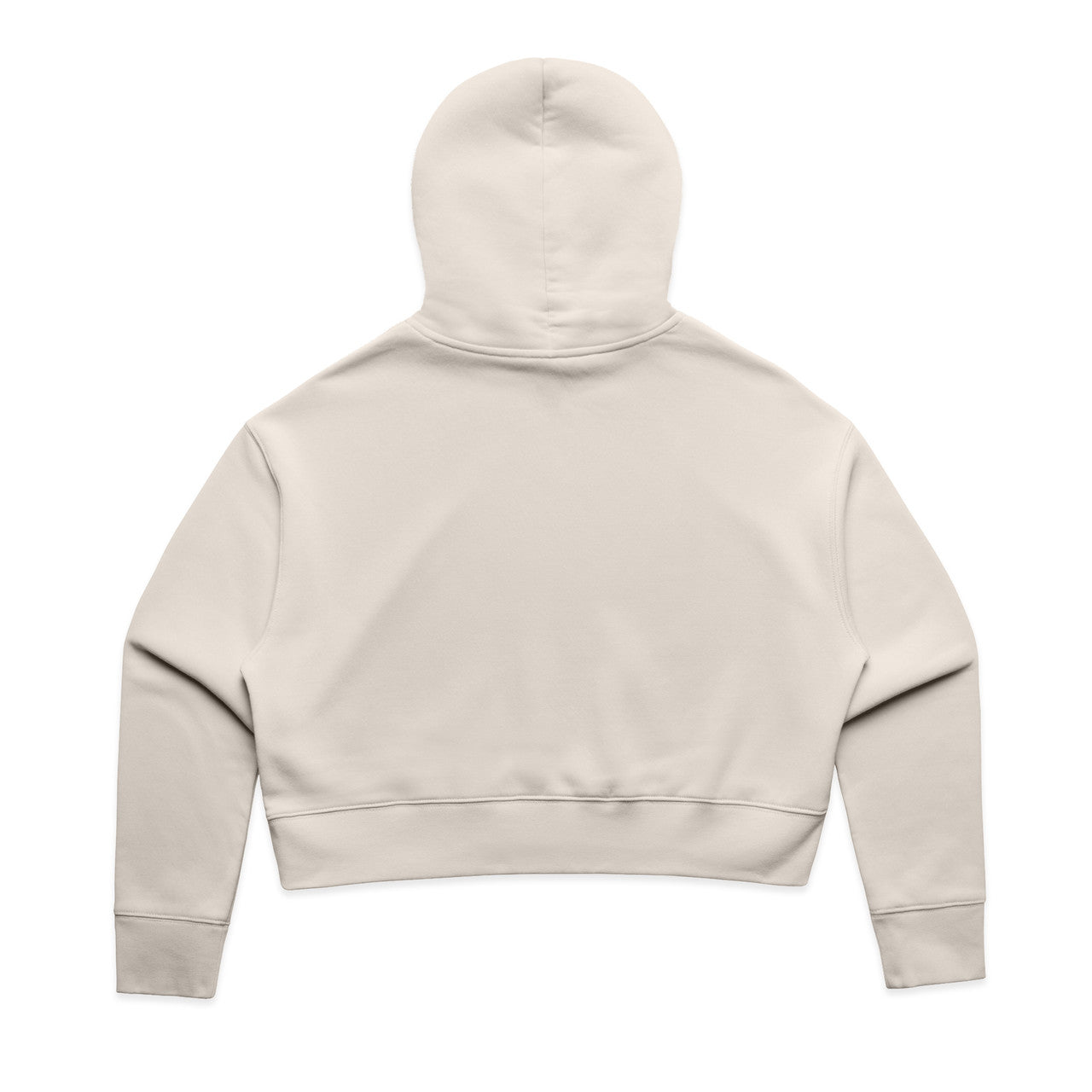 Wo's Relax Crop Hood – Hoodie - BONE - BACK
