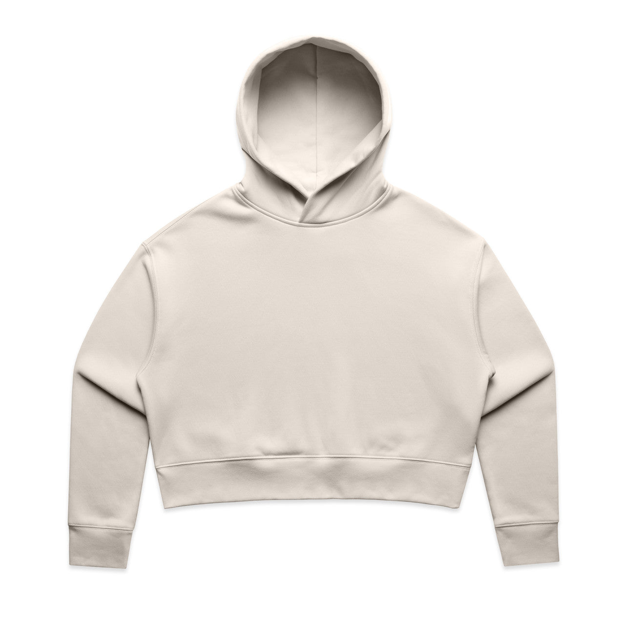 Wo's Relax Crop Hood – Hoodie - Bone