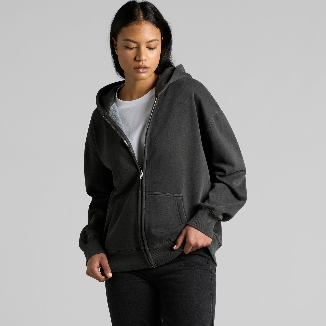Wo's Relax Faded Zip Hood – Hoodie - EXTRA 1