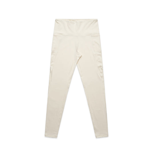 Wo's Active Leggings – Pants - Ecru