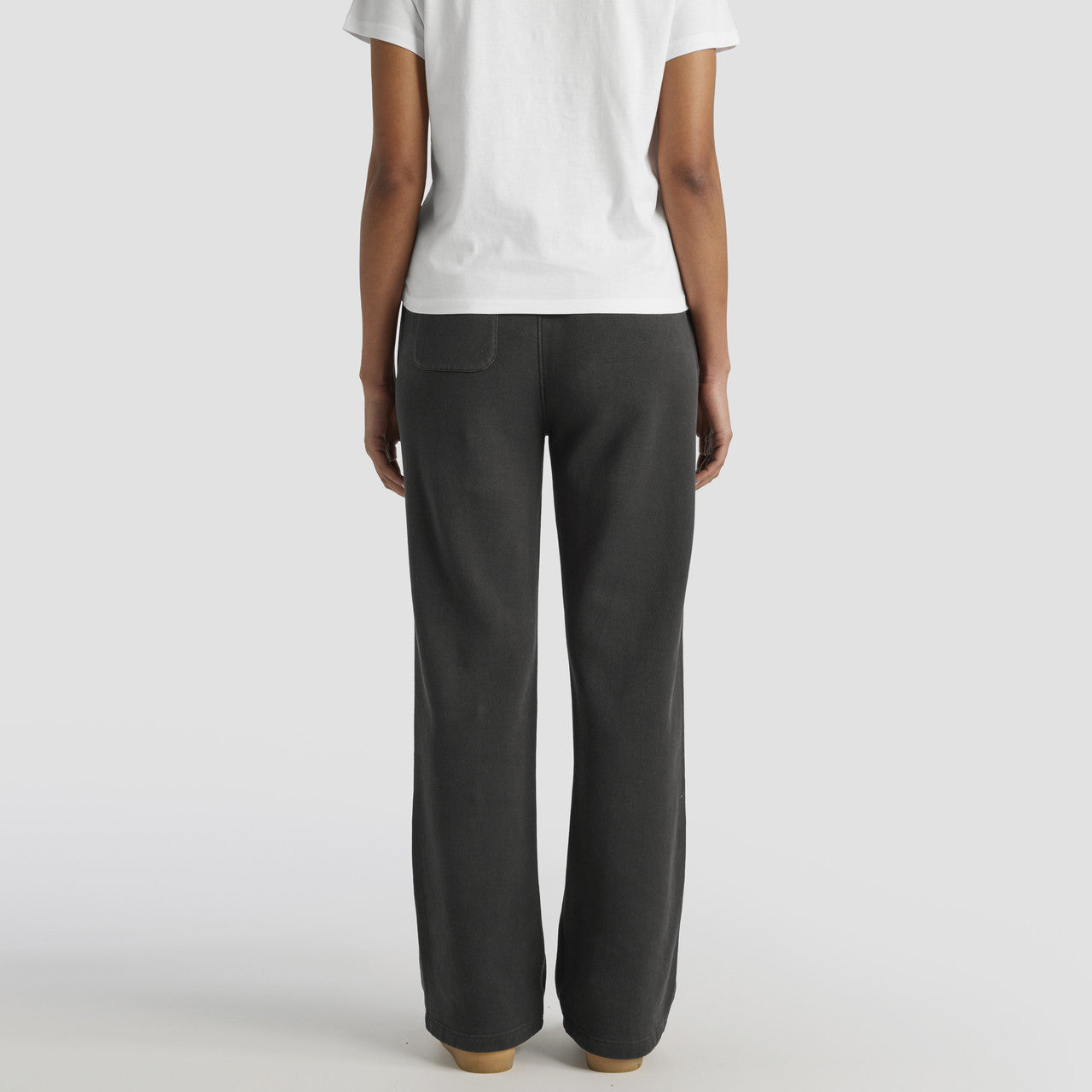 Wo's Relax Faded Cuffless Joggers – Track Pants - BACK