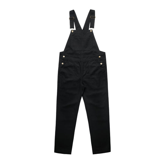 Wo's Canvas Overalls - Black