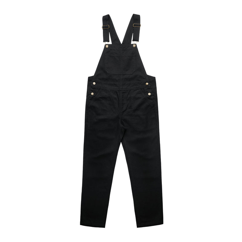 Wo's Canvas Overalls - Black