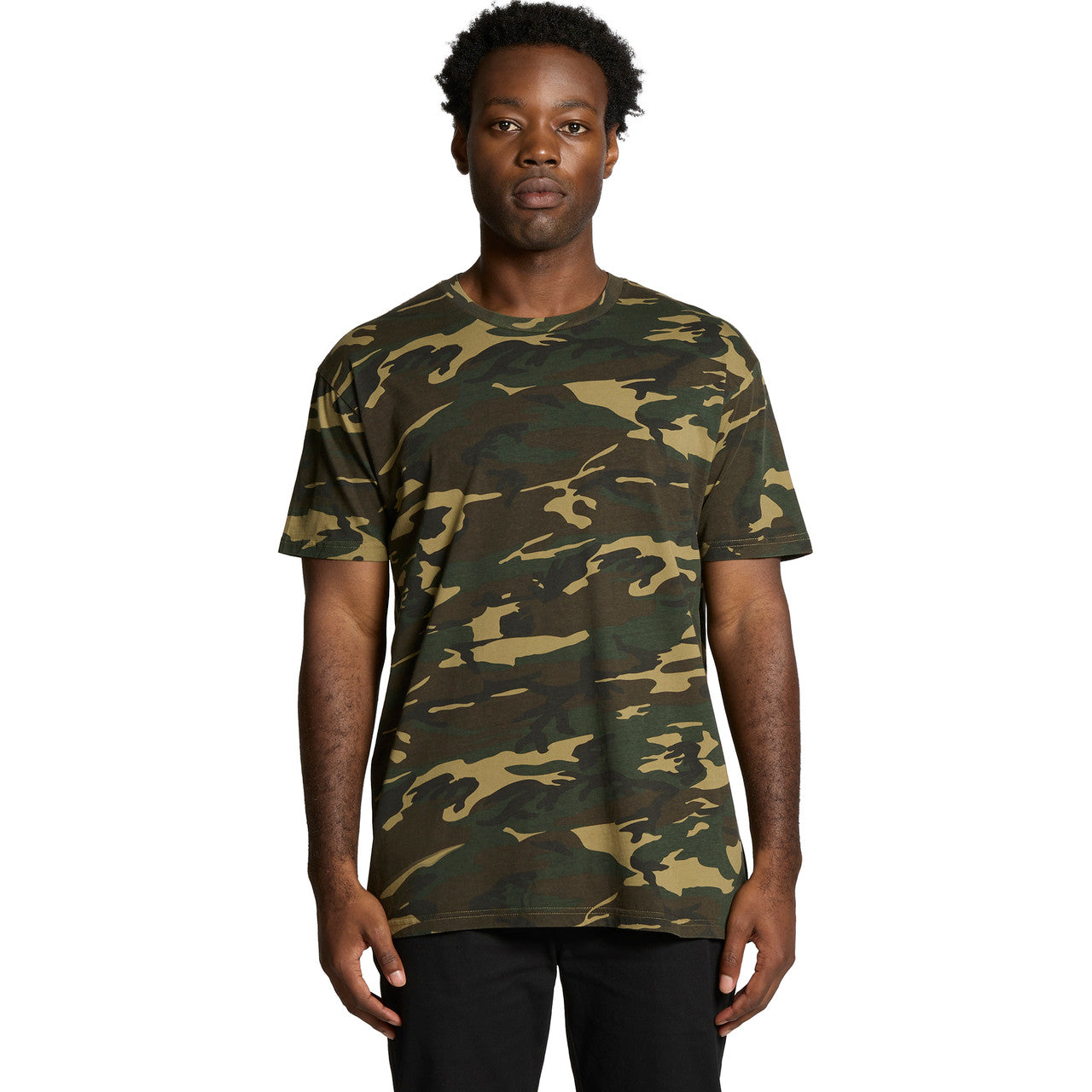 Staple Camo Tee – T-Shirt - FRONT