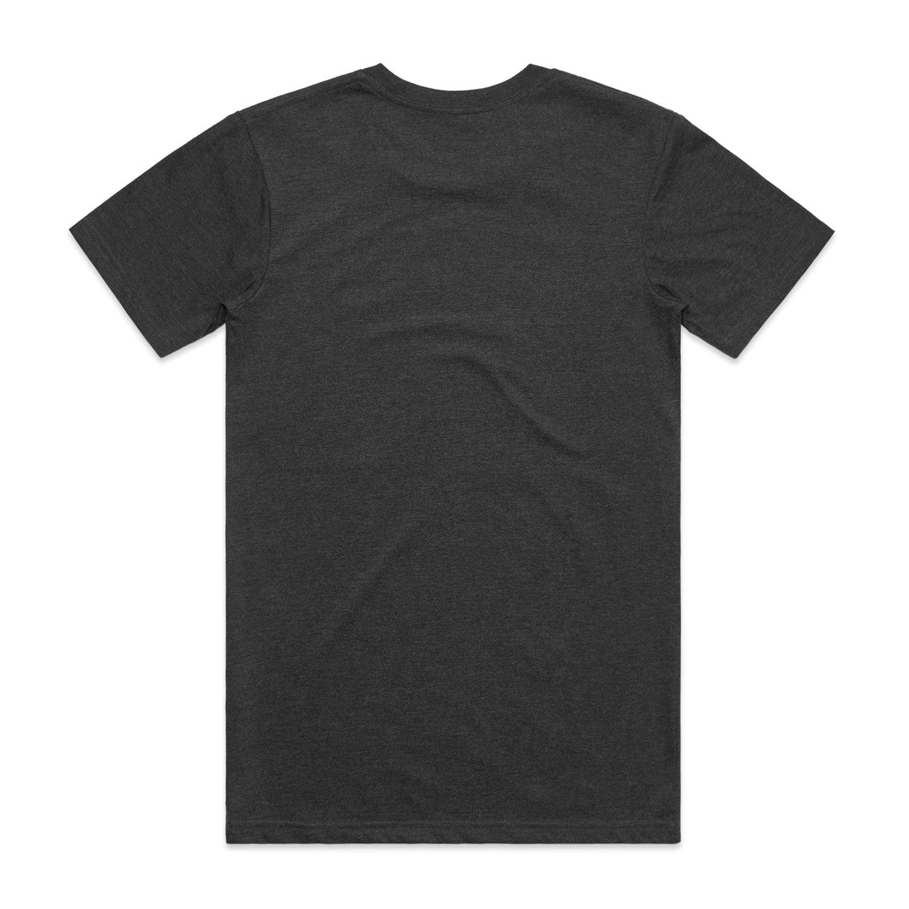 Staple Heather Tee – T-Shirt - ASPHALT HEATHER - BACK