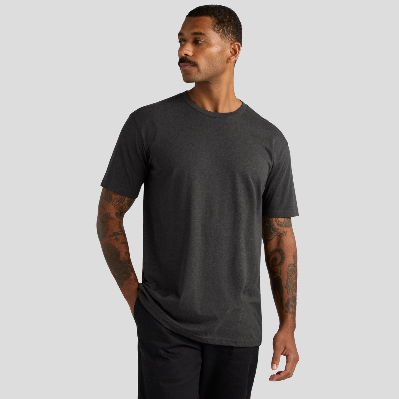 Staple Heather Tee – T-Shirt - EXTRA 1