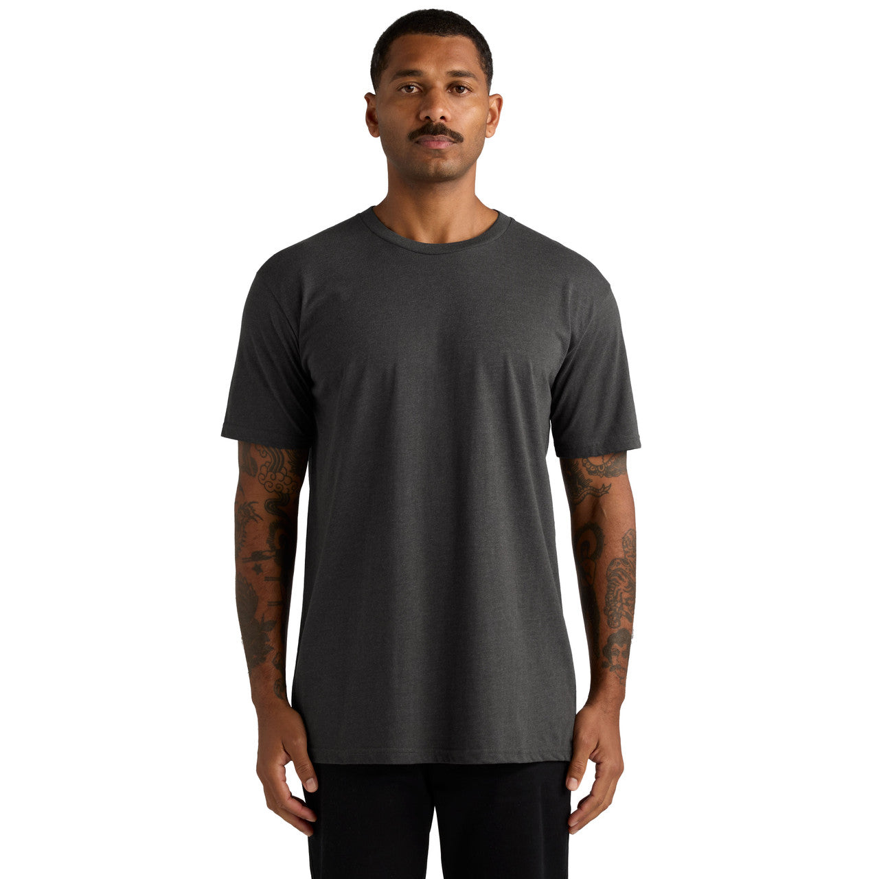 Staple Heather Tee – T-Shirt - FRONT
