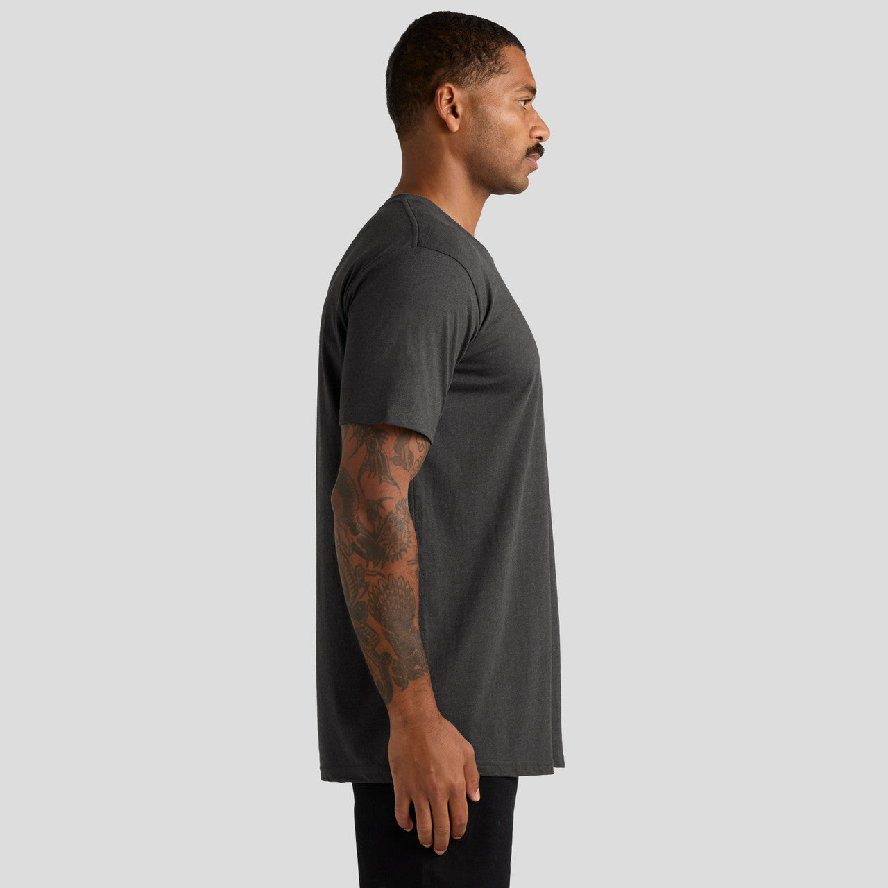 Staple Heather Tee – T-Shirt - SIDE