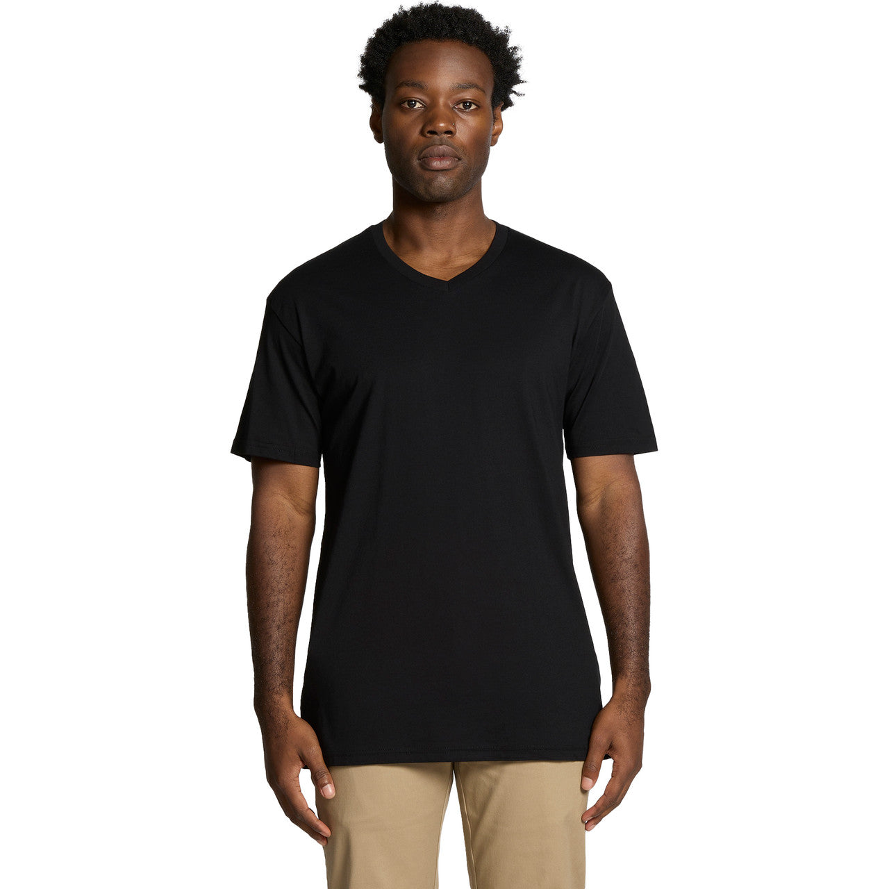 Staple V Neck Tee – T-Shirt - FRONT