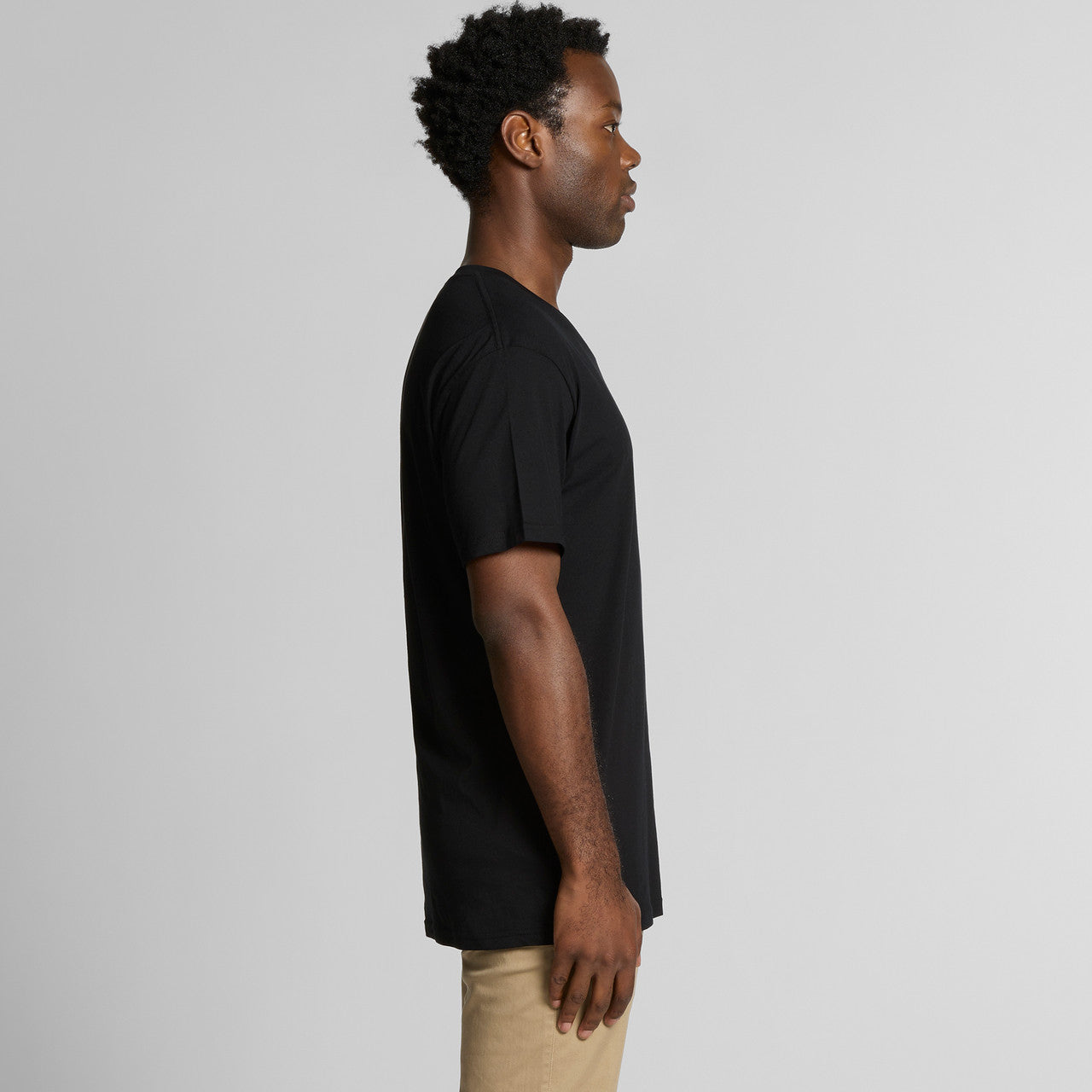 Staple V Neck Tee – T-Shirt - SIDE