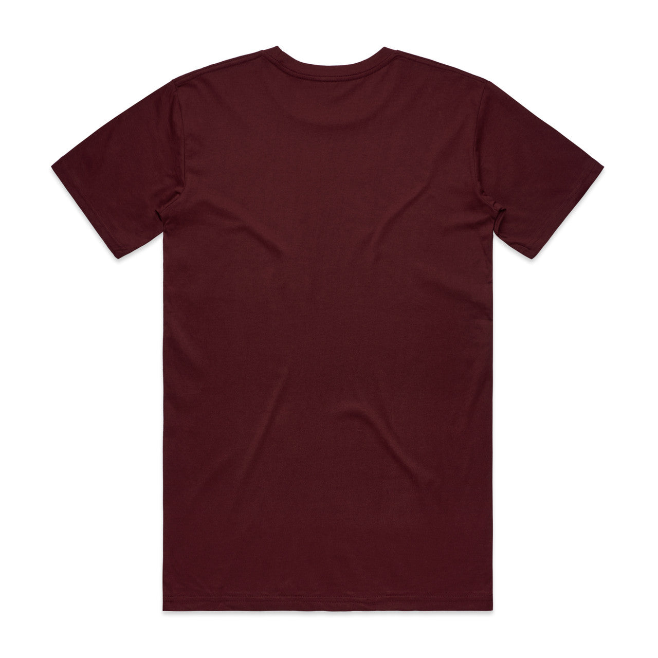 Staple Tee – T-Shirt - BURGUNDY - BACK