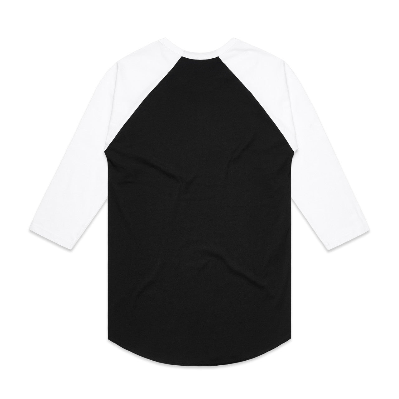 Raglan Tee – T-Shirt - BLACK/WHITE - BACK